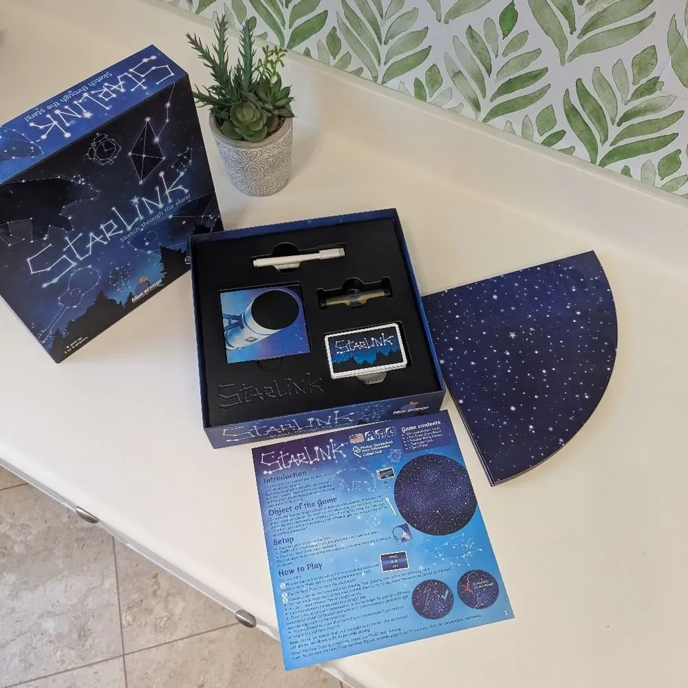 Starlink Constellation Drawing Party Game Ages 8+ Like NEW Birthdays Gifting